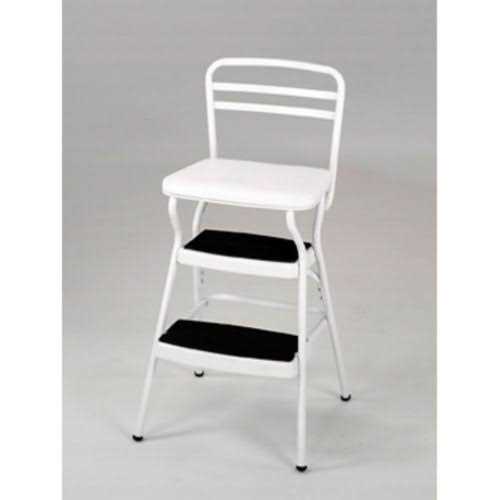 Cosco Retro Counter Chair/Step Stool with Lift-up Seat - Image 2