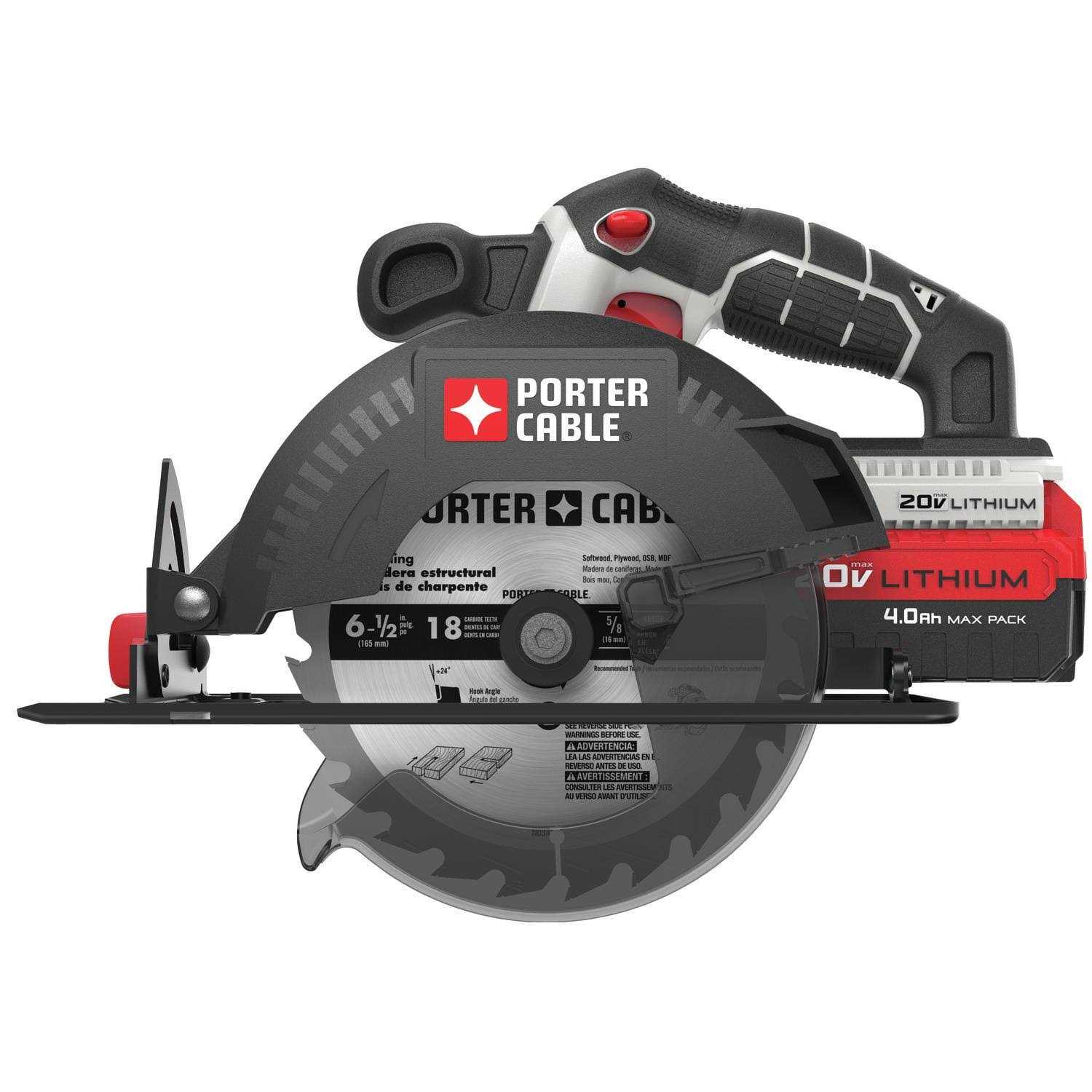 Porter Cable PCC660B 20V MAX* 6-1/2 in Cordless Circular Saw - Image 3