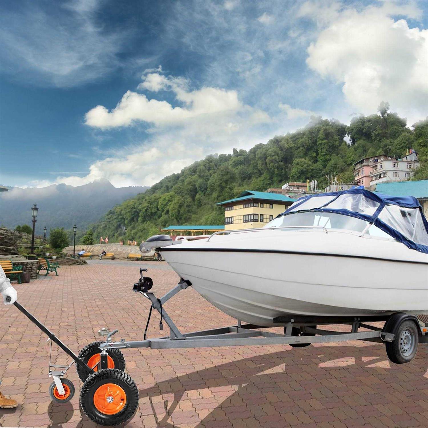 VEVOR Adjustable Trailer Dolly 1000lbs Tongue Weight Capacity Carbon Steel Trailer Mover with 19''-26'' Adjustable Height & 2'' Ball - Image 4