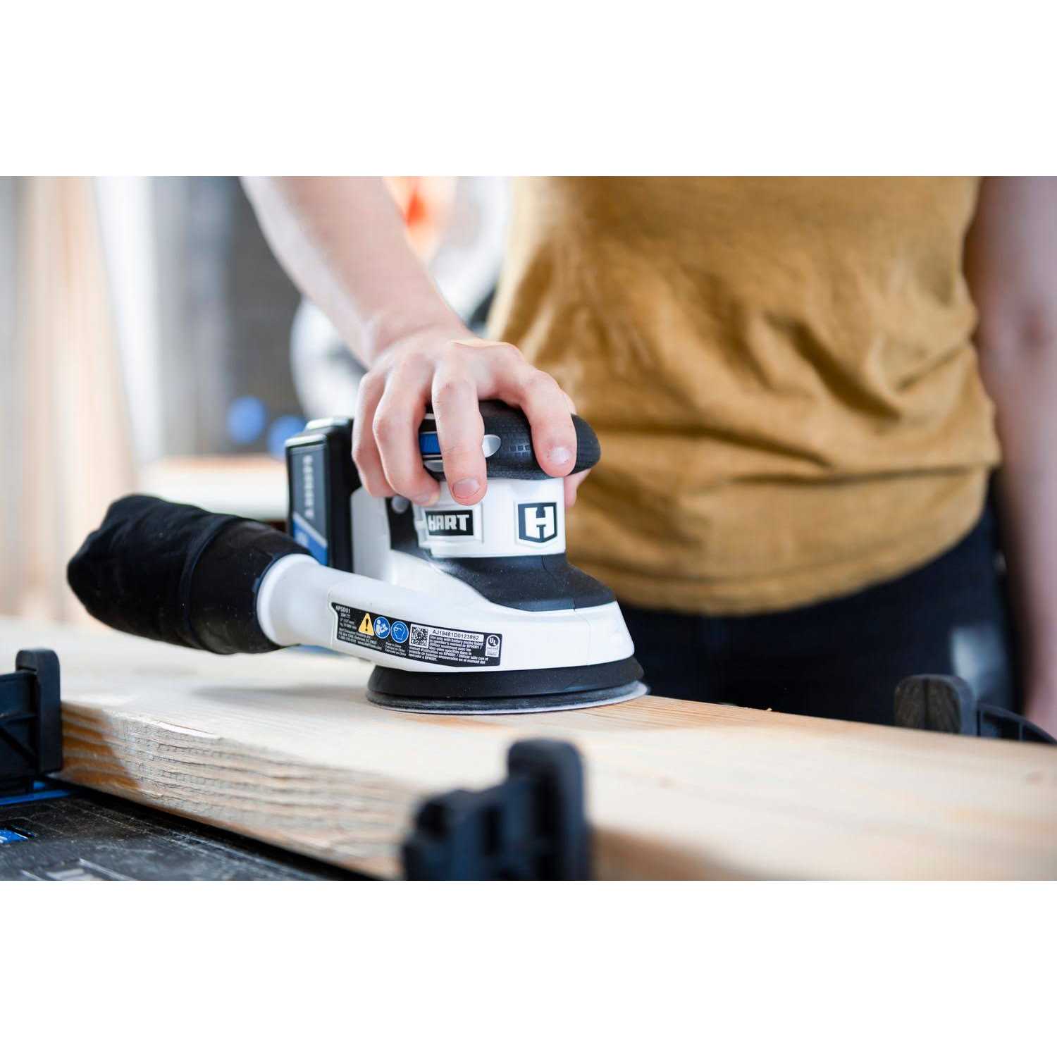 Hart 20-Volt Cordless Random Orbit Sander HPSD01 - Image 4