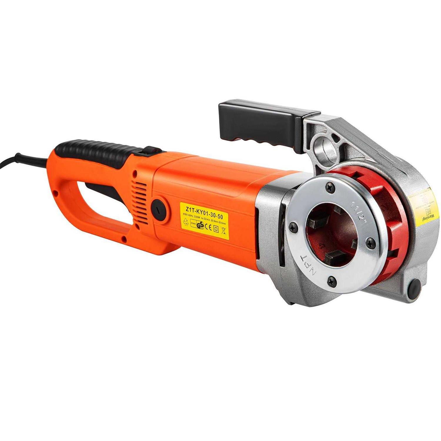 VEVOR Electric Pipe Threader 2300W Pipe Threading Machine Heavy-Duty Hand-Held Power Drive Kit - Image 5