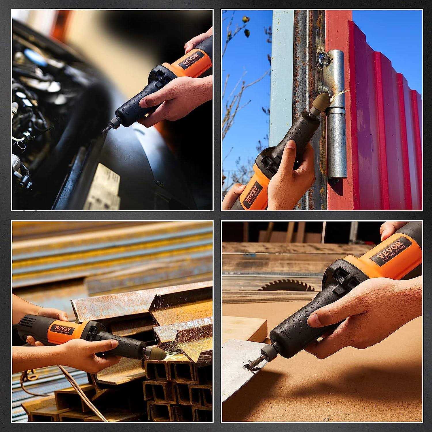 VEVOR Die Grinder 1/4 Collet Variable Speed Heavy Duty Electric - Image 4
