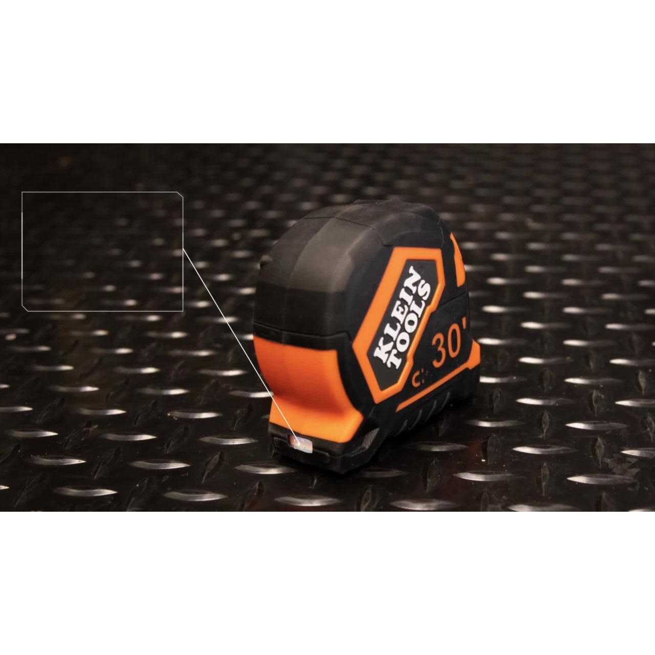 Klein Tools Tape Measure 25-ft Magnetic Tape Measure 9225R - Image 3