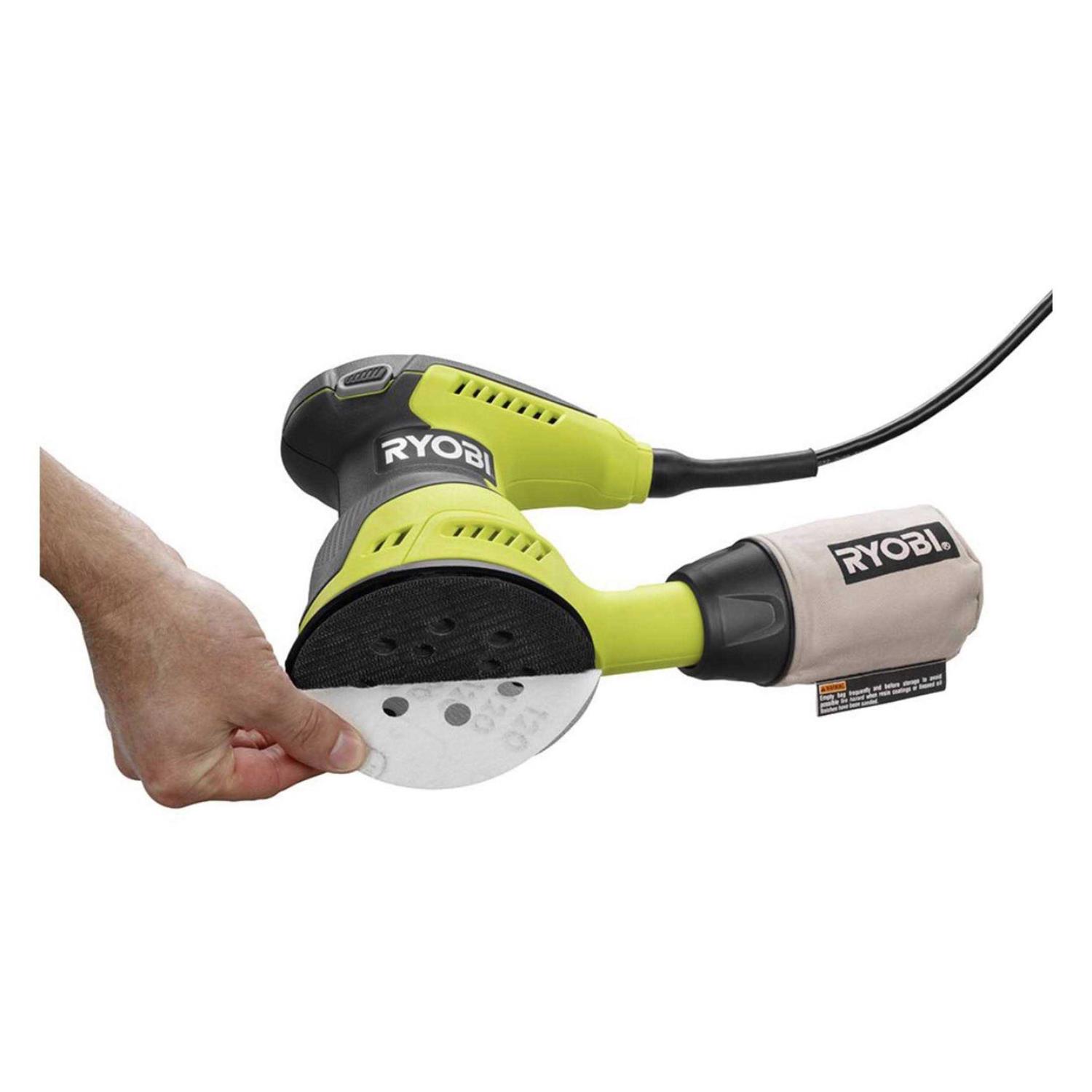Ryobi RS290G 2.6 Amp 5 in. Random Orbit Sander - Image 4