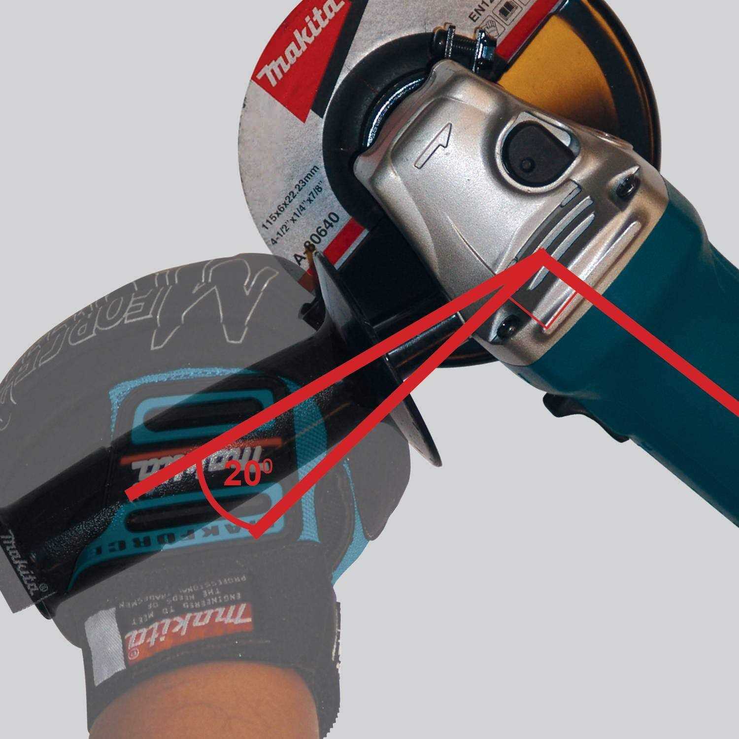 Makita GA4030K 4 In. Angle Grinder - Image 3