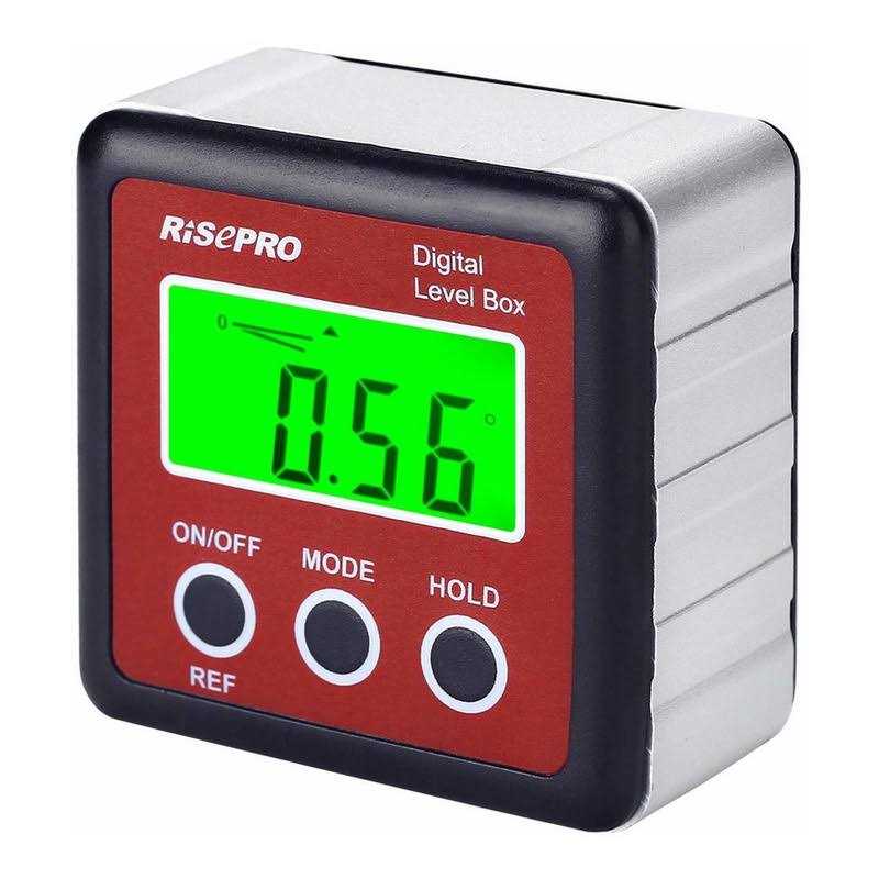 Risepro Digital Level Box Angle Gauge Protractor Inclinometer Bevel Box