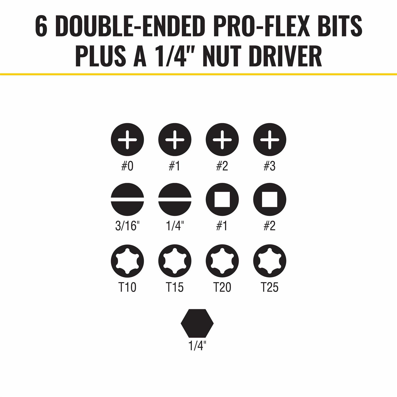 Klein Tools 13-Piece Ratcheting Assorted Multi-bit Screwdriver 32313HD - Image 4