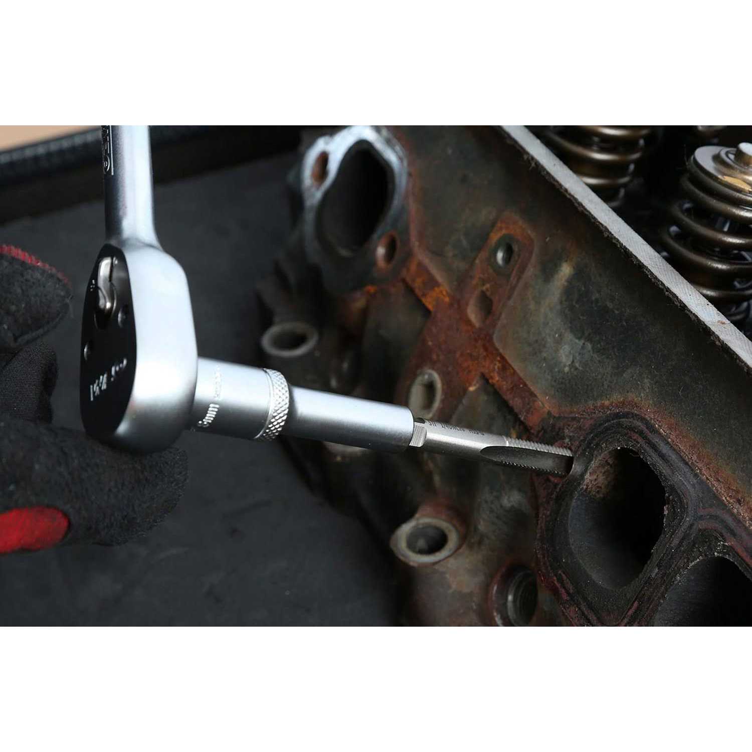 OEMTOOLS Stainless Steel Non Locking Helical Thread Repair Kit 6 mm 25626 - Image 5