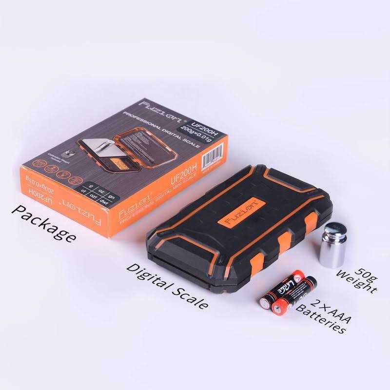 Fuzion Digital Pocket Scale 200g x 0.01g Jewelry Gram Scale 6 Units Conversion Mini Scale with LCD Display - Image 4