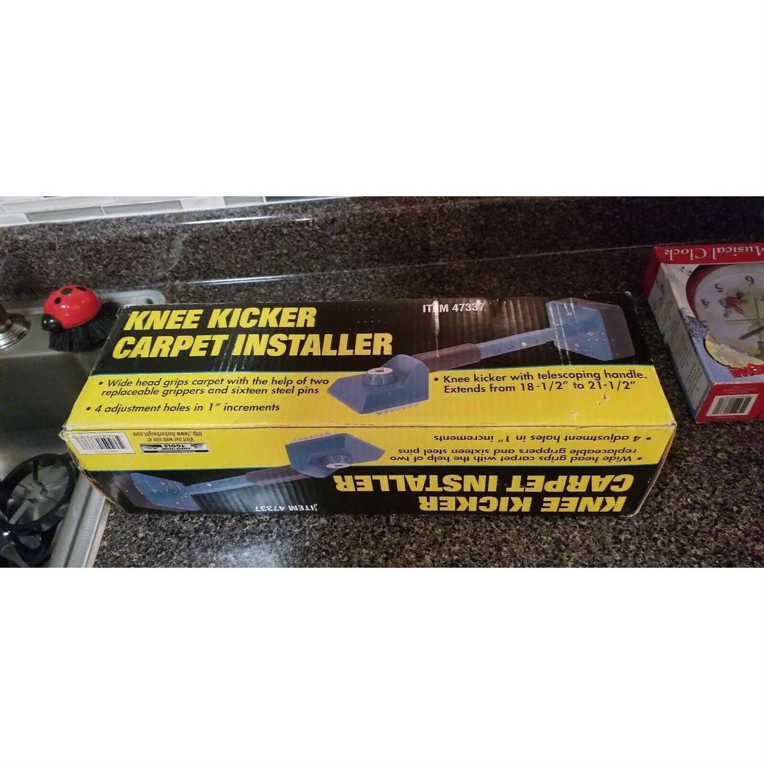 Finch & Mclay Floor Knee Kicker Carpet Installer with Telescoping Handle! Model 47337 - Image 4