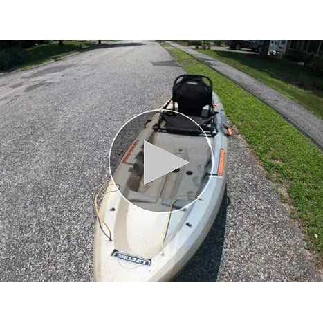 VEVOR Heavy Duty Kayak Cart 280lbs Load Capacity Detachable Canoe Trolley Cart with 10'' Solid Tires - Image 5