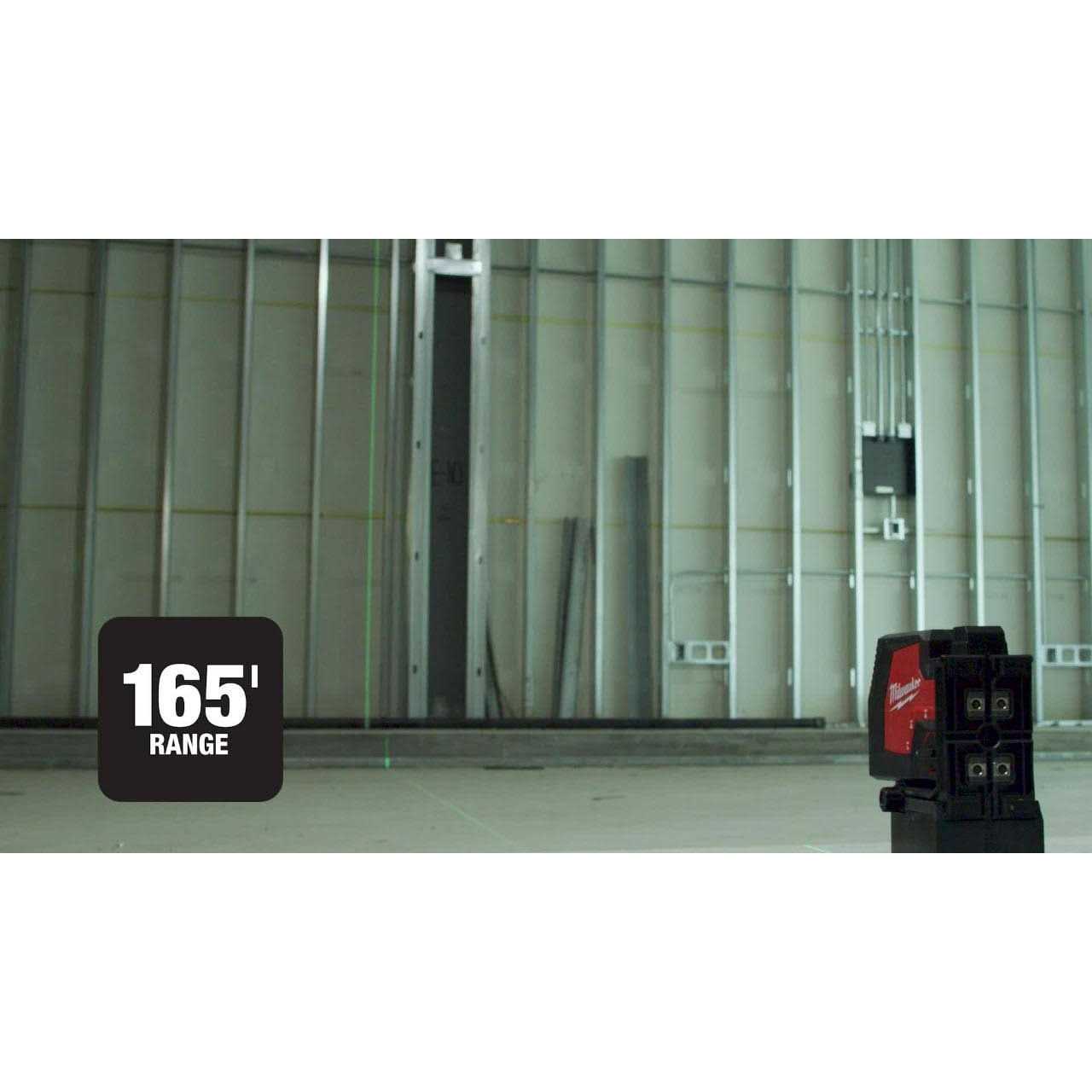 Milwaukee USB Rechargeable Green 3 Point Laser 3510-21 - Image 5