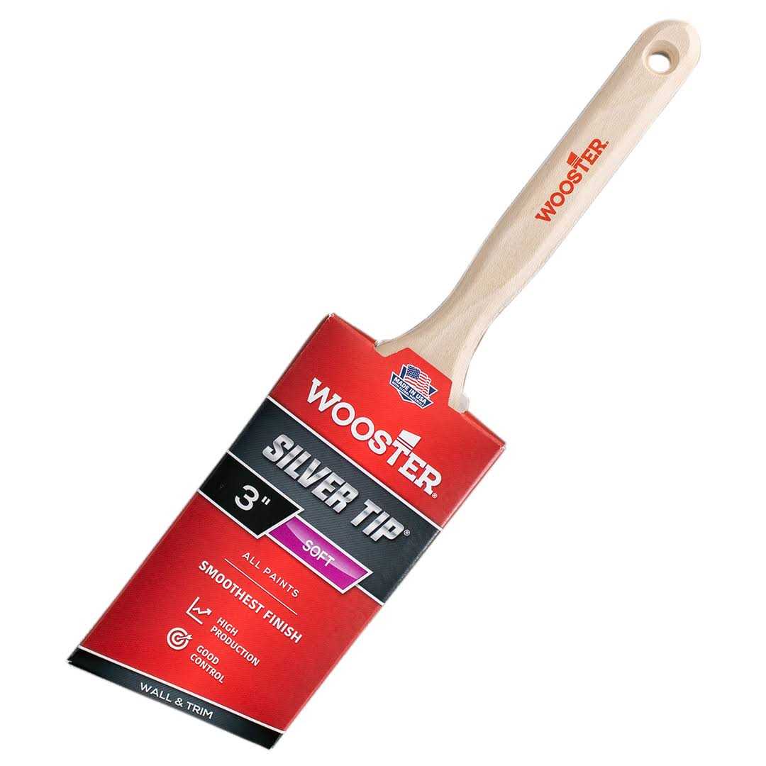 Wooster Silver Tip Angle Sash Paint Brush - Image 4