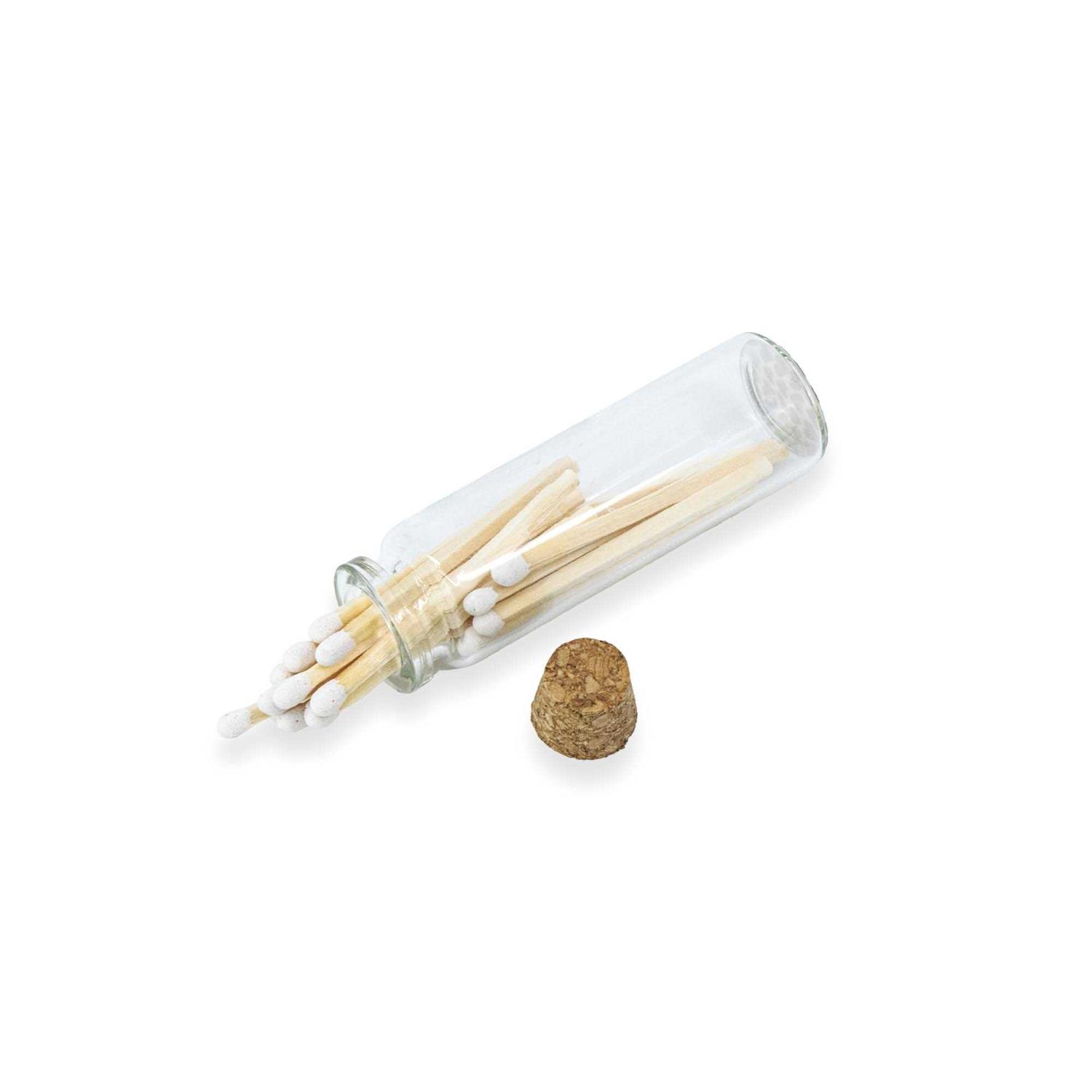 Chandler Studio Safety Matches in Jar Strike on Bottle Glass Jar 2 inch Matchsticks - Image 3