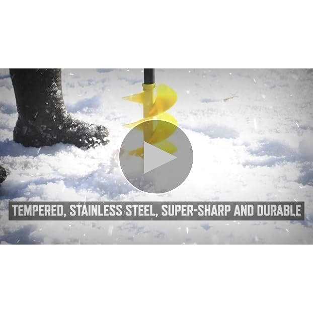 Nordic Legend E-Drill Nylon Ice Auger Combo and Universal Adapter with 14” Extension - Image 4