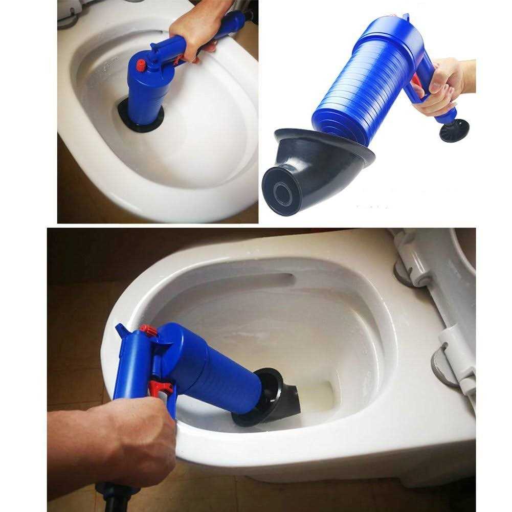 Storystore Drain Blaster Air Plunger Gun Toilet Plunger High Pressure Powerful Drain Blaster Gun - Image 4