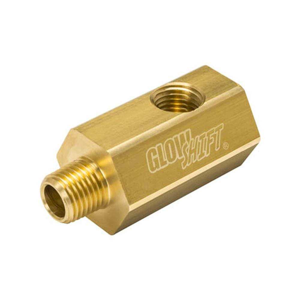 GlowShift Oil Sensor Thread Adapter for Oil Pressure & Oil Temperature Sensors