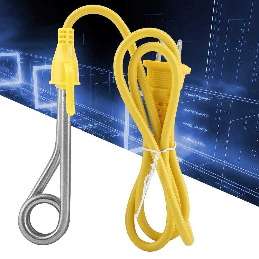 Hongzer Heater Element Stainless Steel Electric Heater Element Mini Boiler Hot Water Coffee Immersion Heater Element for Household Office University D - Image 4