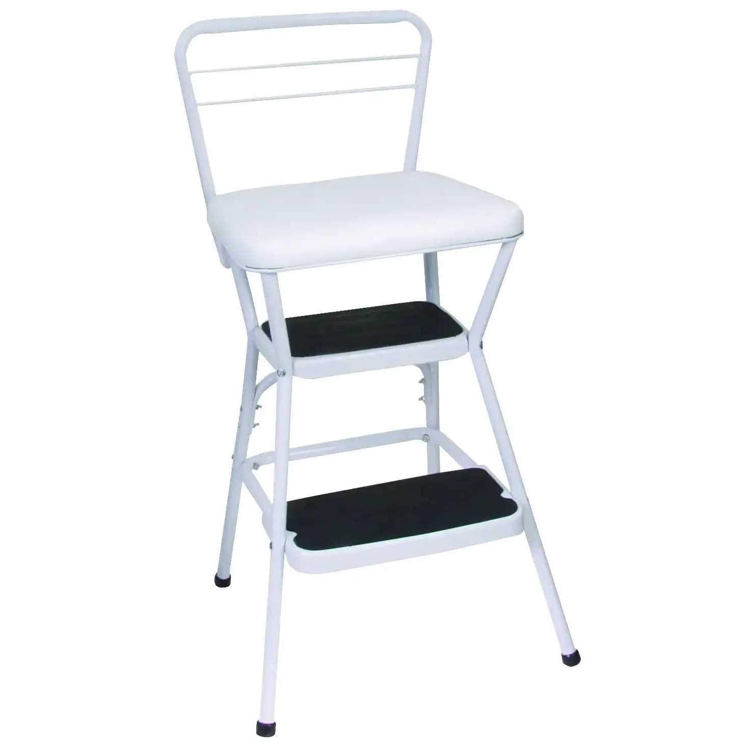 Cosco Retro Counter Chair/Step Stool with Lift-up Seat