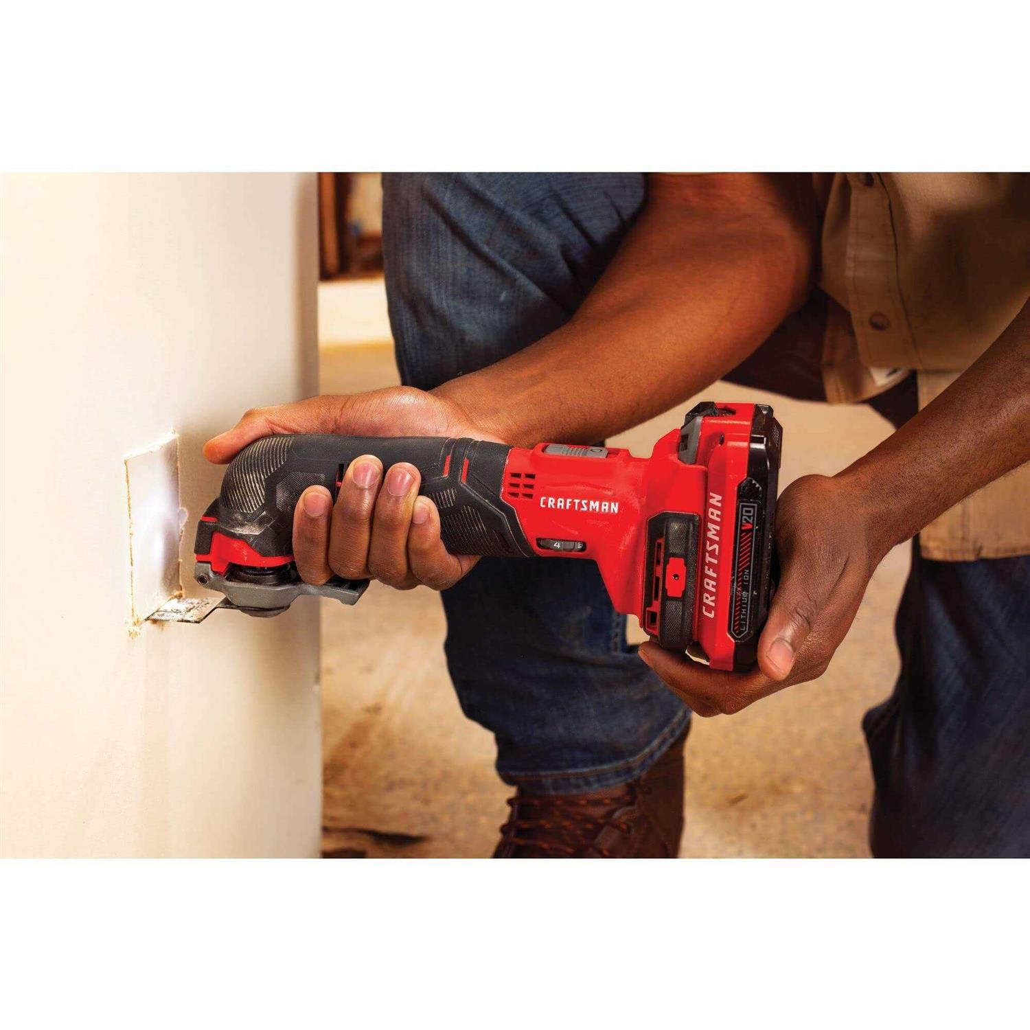 Craftsman V20 Cordless Oscillating Multi-Tool Kit - Image 5