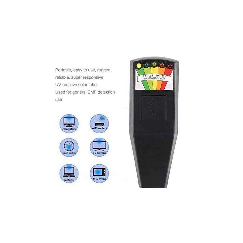 kydely 5 LED EMF Meter Magnetic Field Detector Ghost Hunting Paranormal Equipment Tester Counter - Image 5
