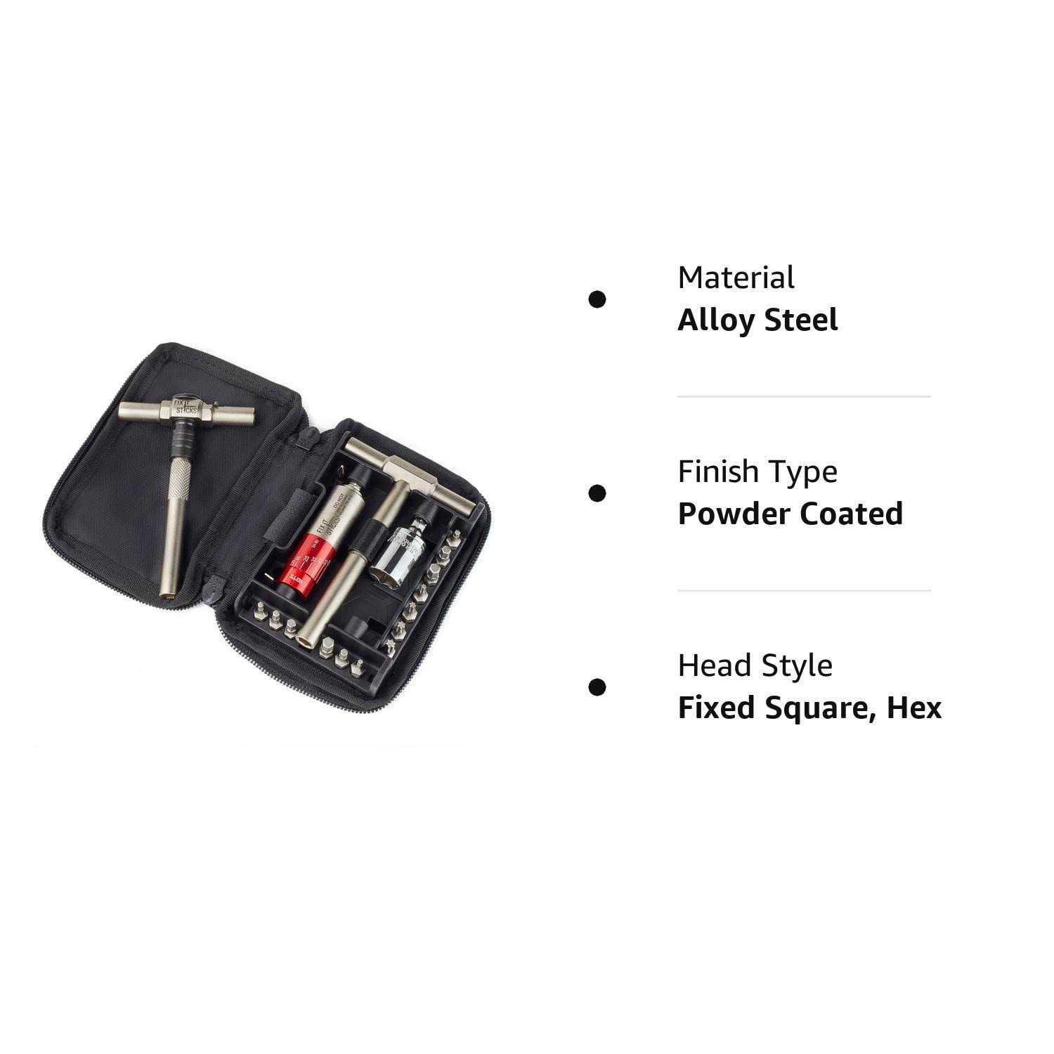 Fix It Sticks 15-65 Inch Lbs All-in-One Torque Driver Kit with Locking Ratcheting T-Way Wrench - Image 3