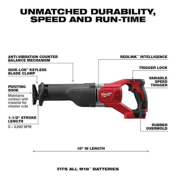Milwaukee M18 FUEL 18-V Lithium-Ion Brushless Cordless Hammer Drill and Impact Driver Combo Kit - Image 4