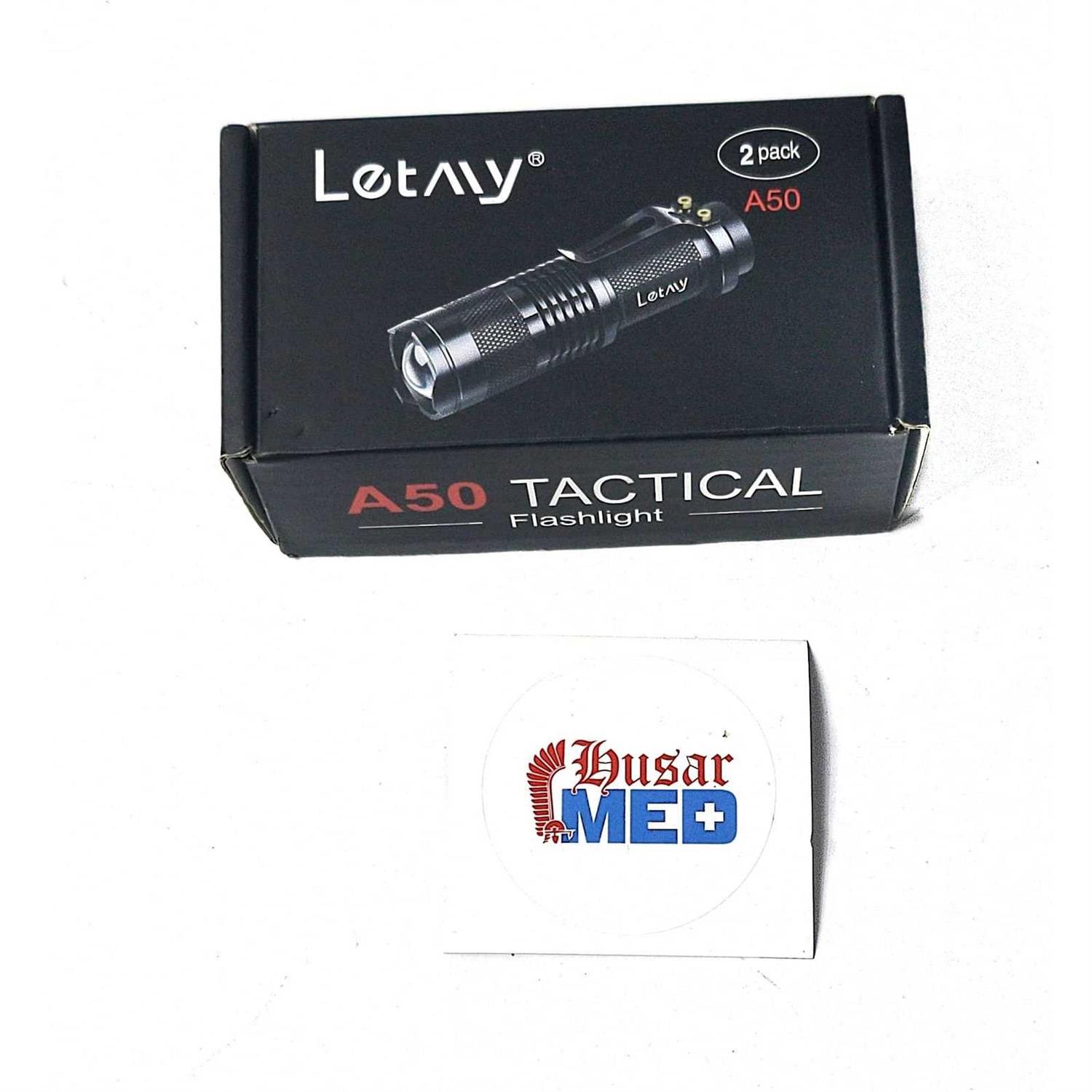 LETMY Tactical Flashlight Super Bright LED Mini Flashlights with Belt Clip - Image 4