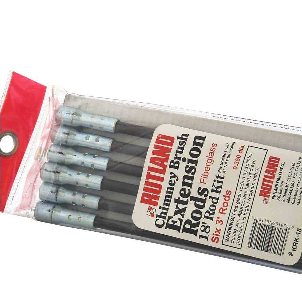 Rutland KRK-18 Fiberglass Chimney Brush Rod Kit - Image 3