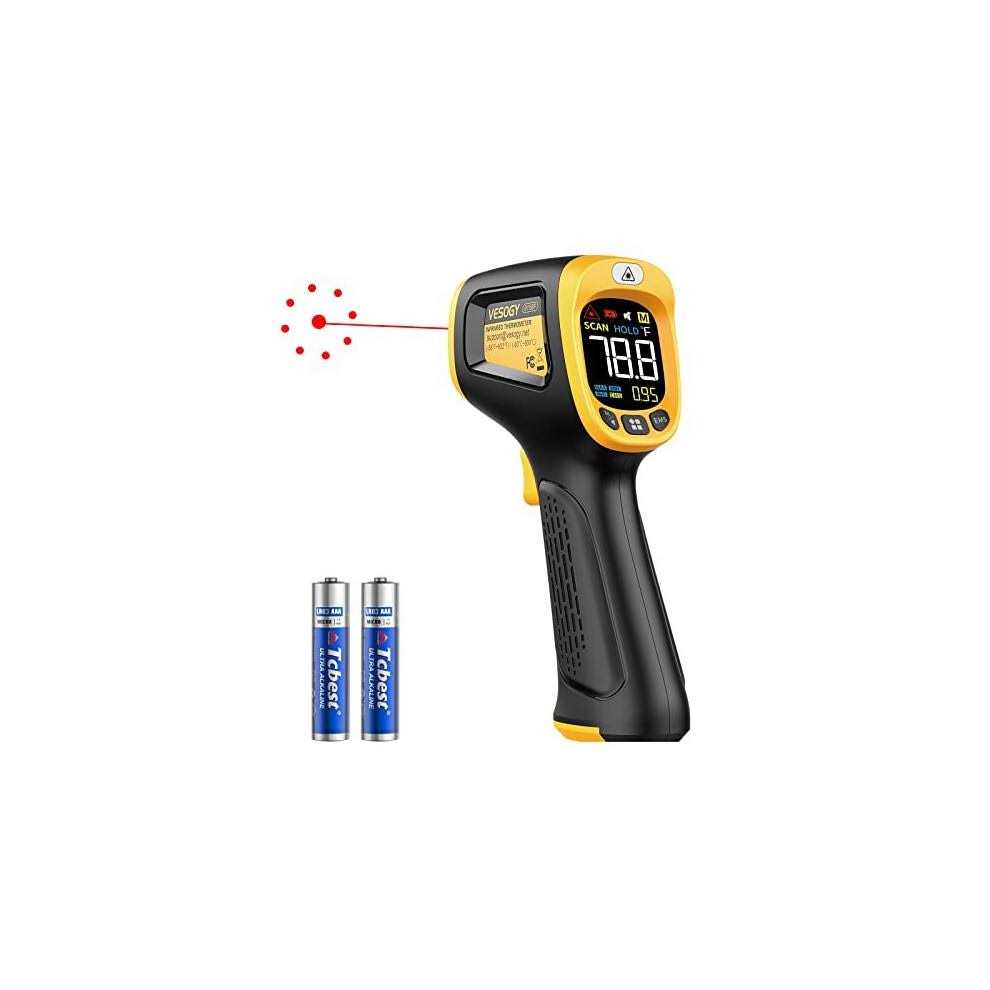 Vesogy Infrared Thermometer Temperature Gun -58°F ~932°F Digital Laser Thermometer Gun for Cooking