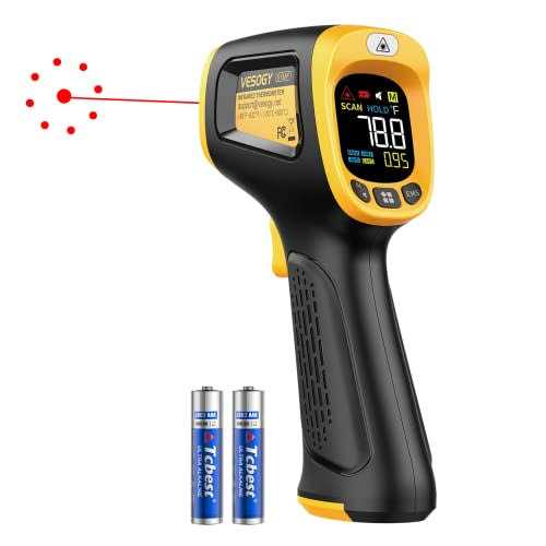 Vesogy Infrared Thermometer Temperature Gun -58°F ~932°F Digital Laser Thermometer Gun for Cooking - Image 3
