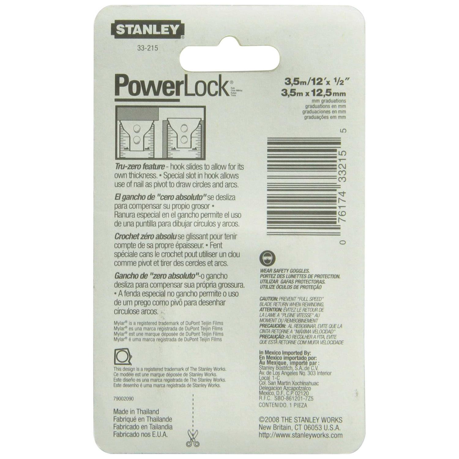 Stanley 12 ft. Powerlock Tape Measure 33-215 - Image 3