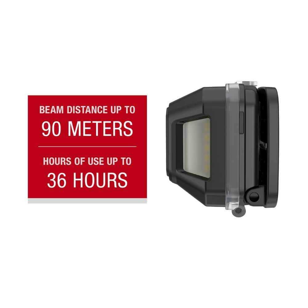 Husky 650 Lumens Dual-Power Broad Range LED Headlamp 7 Modes with USB Port and Rechargeable Battery - Image 4