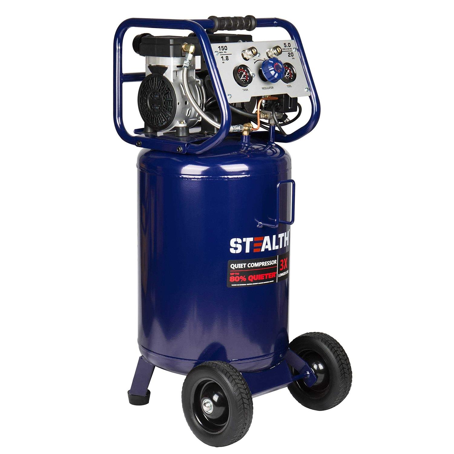 Stealth Professional 20 Gal. 150 PSI 2 Portable Vertical Electric Air Compressor - Image 3