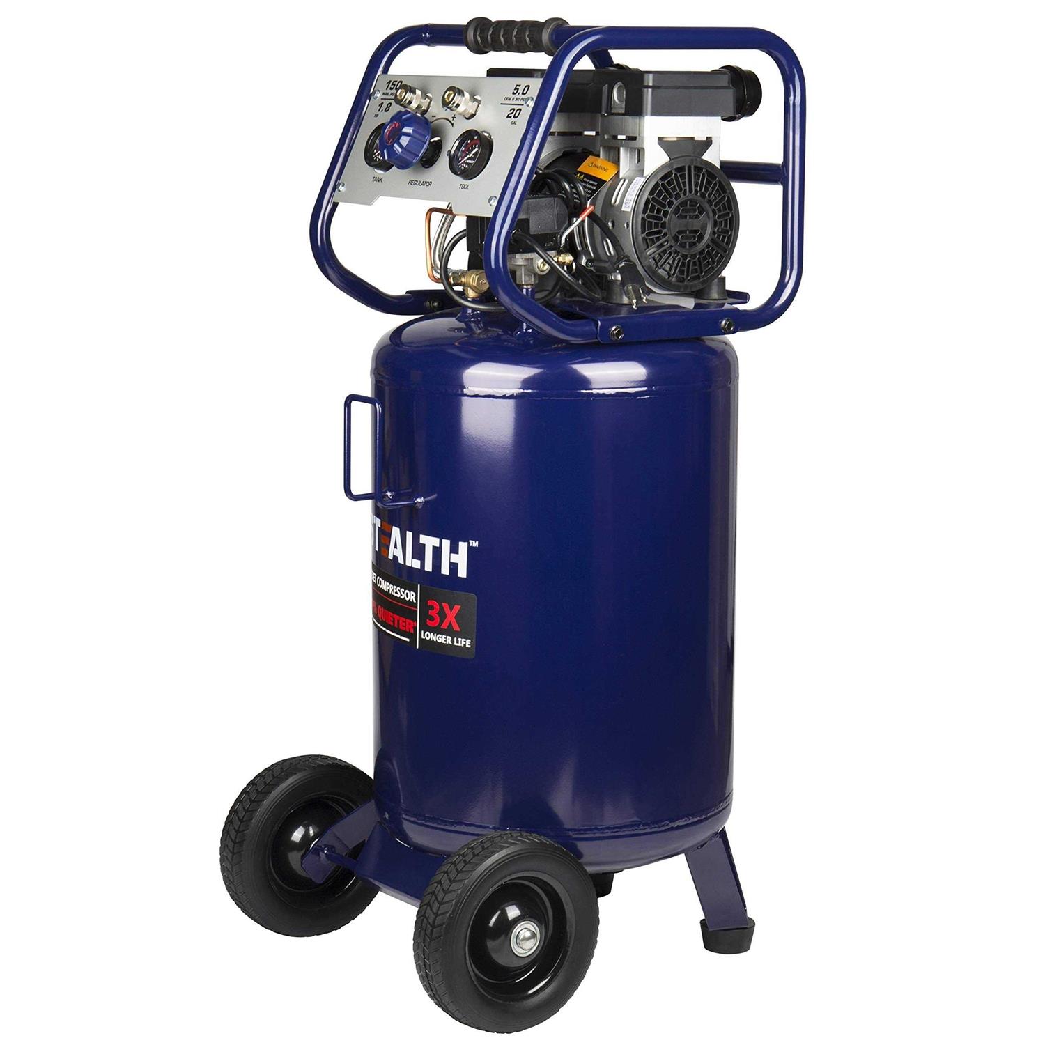 Stealth Professional 20 Gal. 150 PSI 2 Portable Vertical Electric Air Compressor - Image 4