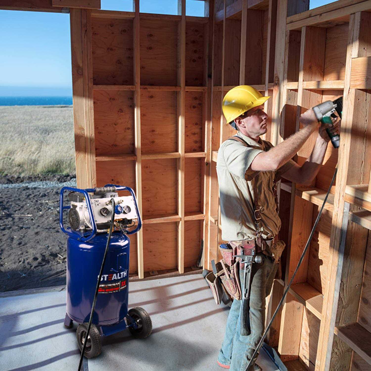 Stealth Professional 20 Gal. 150 PSI 2 Portable Vertical Electric Air Compressor - Image 5