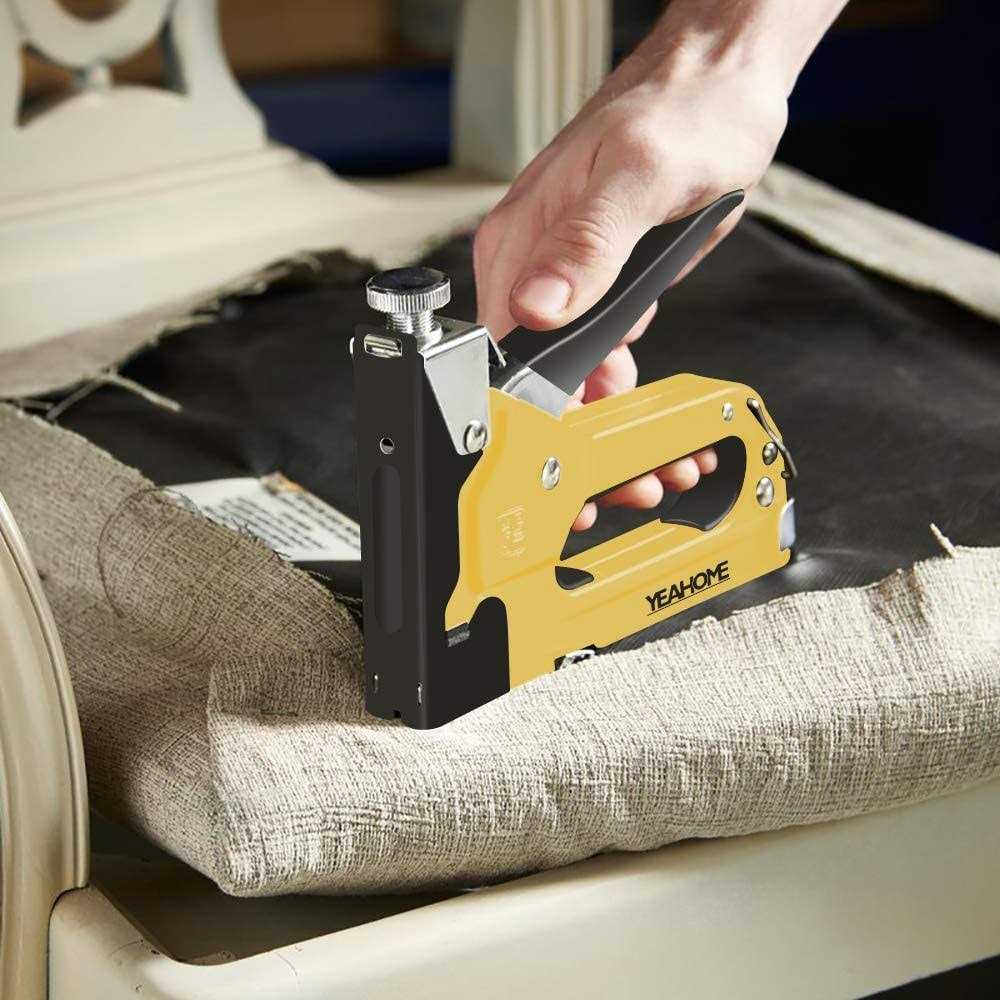 Upholstery Staple Gun Heavy Duty YEAHOME 4-in-1 Stapler Gun with 4000 Staples - Image 5