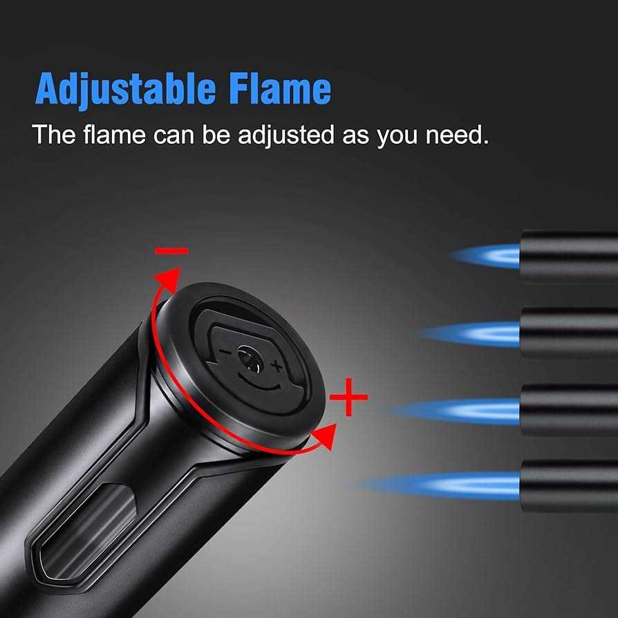 Ieik Butane Torch Lighter 2 Pack Refillable Adjustable Jet Flame Pen Lighter For Bbq Stove Grill 6-inch - Image 5
