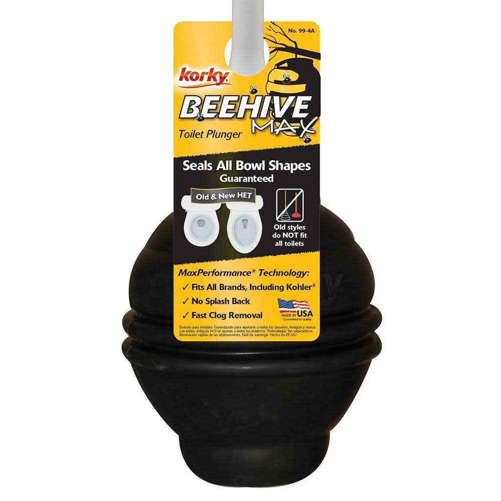 Korky Toilet Repair Beehive Max Plunger - Image 3