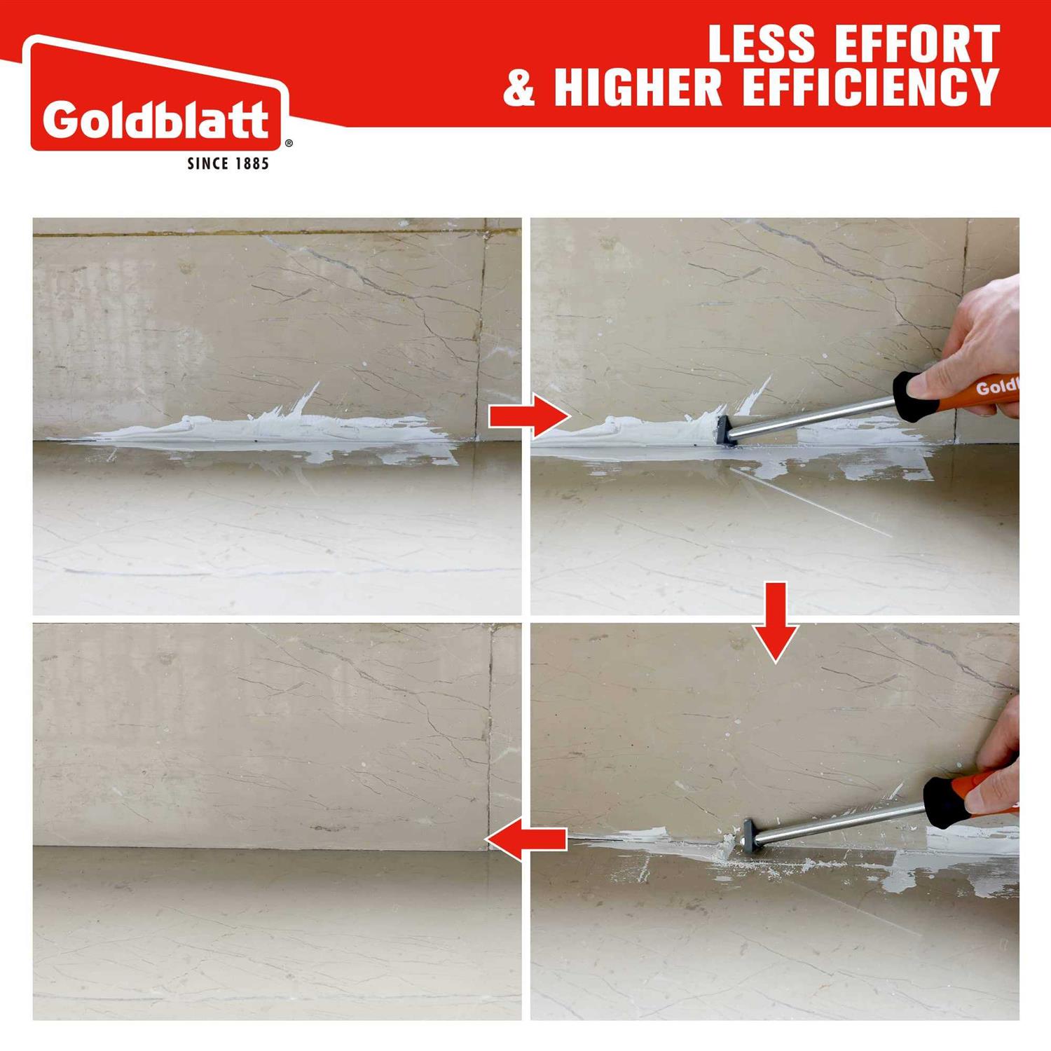 Goldblatt Grout Removal Tool with Replacement Carbide Tip Professional Grout Cleaner - Image 3
