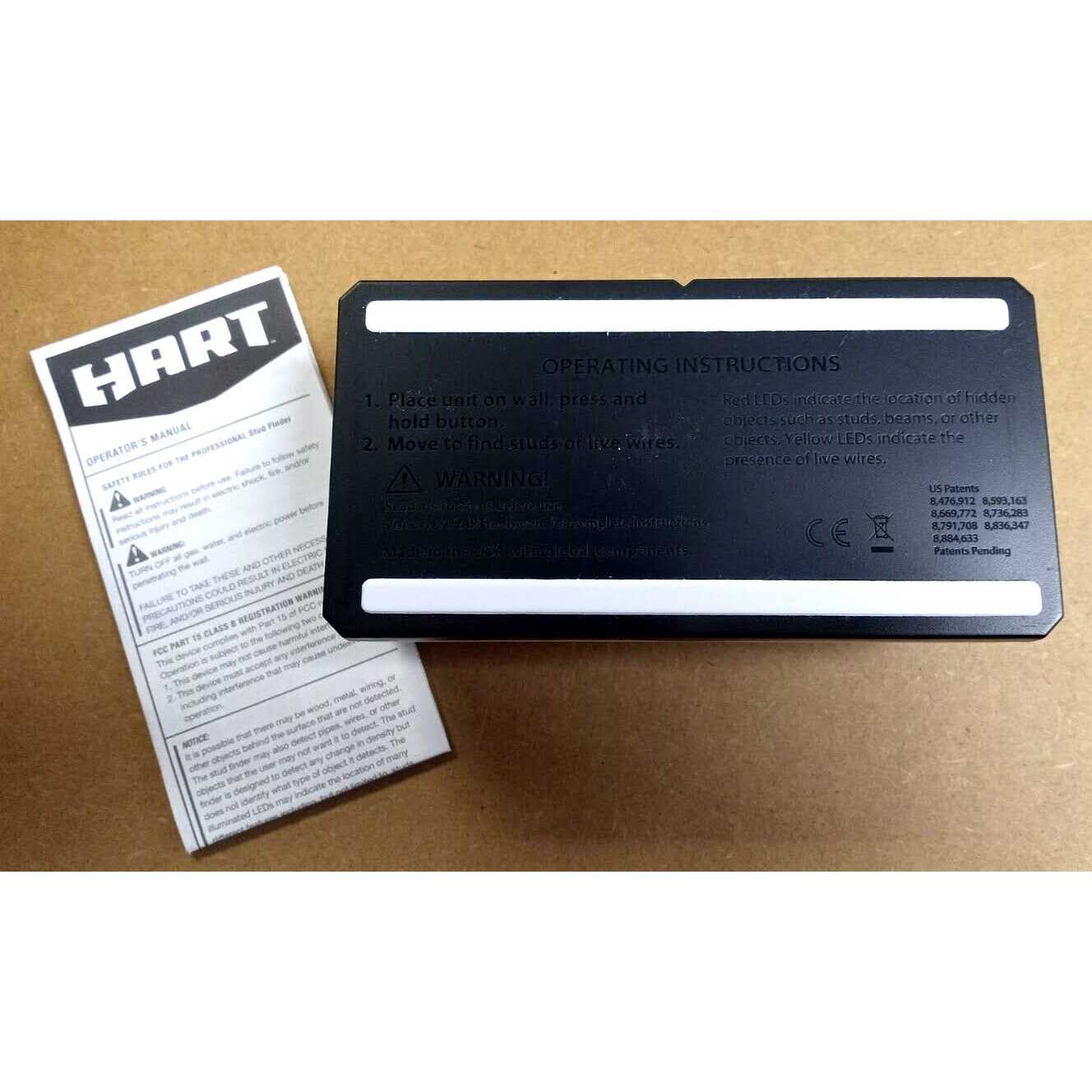 Hart Professional 9 LED Stud Finder with Live Wire Meter - Image 3