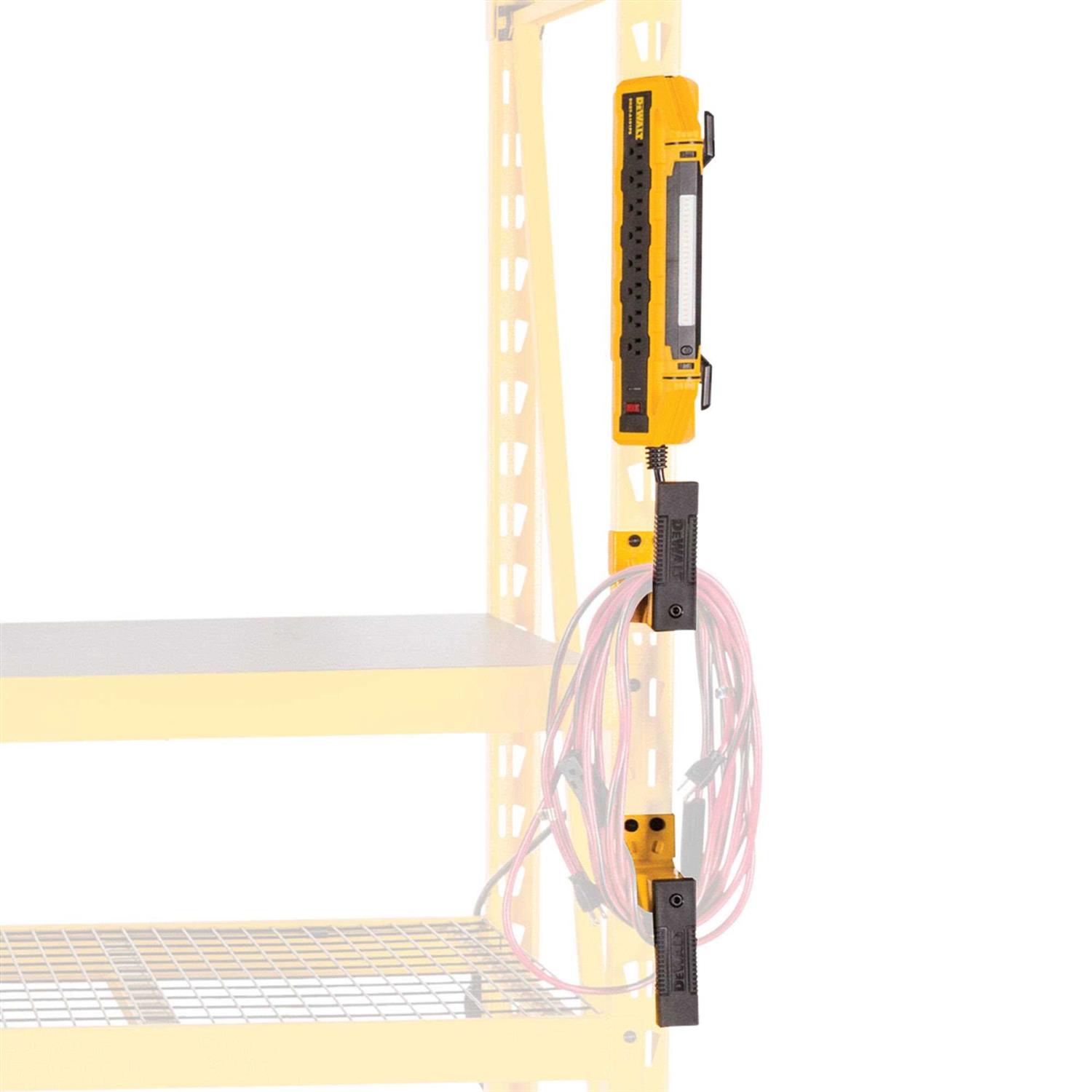 DEWALT 15-Amp GFCI Power Station with Detachable Work Light Cord Minder Kit - Image 5