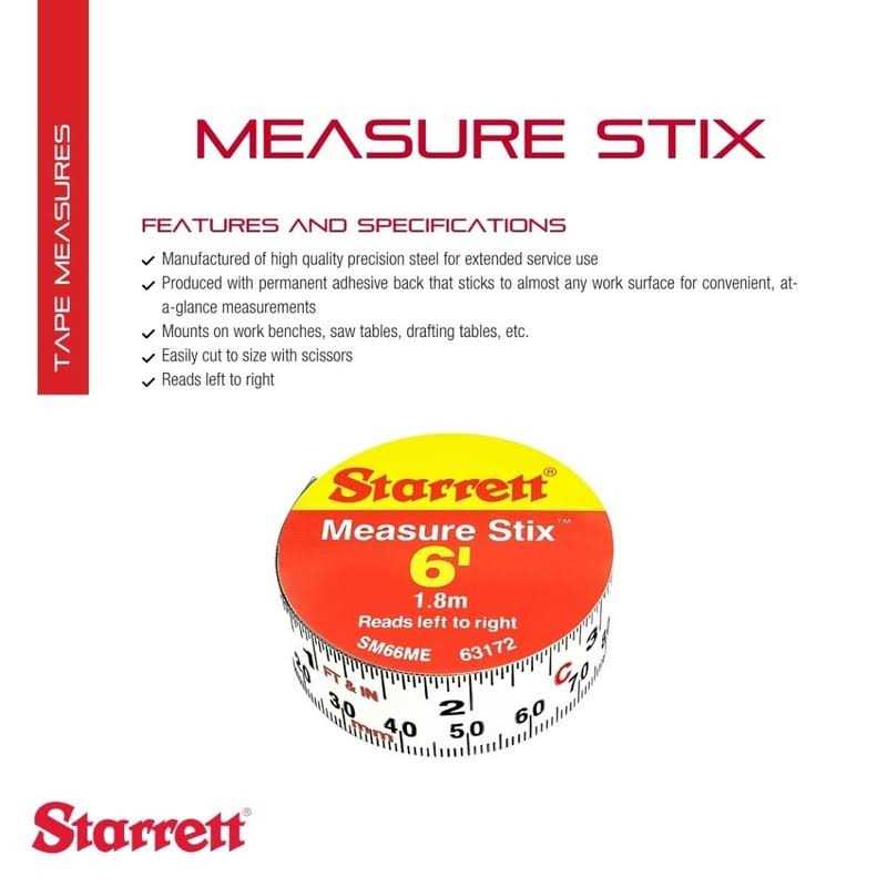 Starrett SM66ME 6 Ft Measure Stix - Image 4