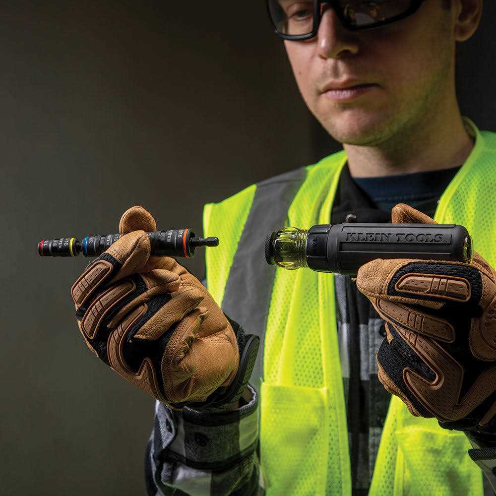 Klein Tools Hollow Magnetic Color-Coded Ratcheting Power Nut Driver 32950 - Image 5