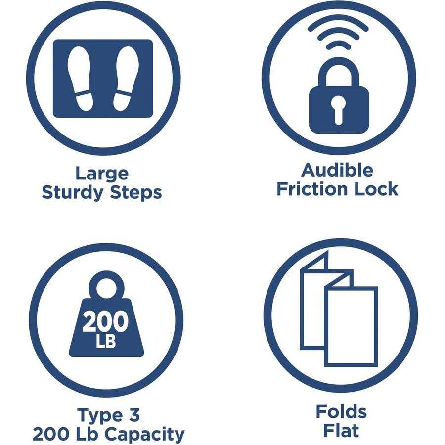 Cosco 3-Step Big Step Folding Stool - Image 3