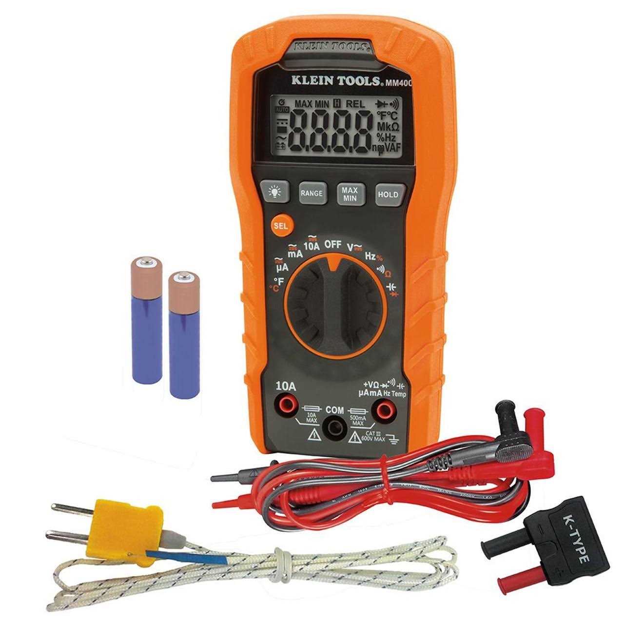 Klein Tools MM400 Auto Ranging Digital Multimeter - Image 5