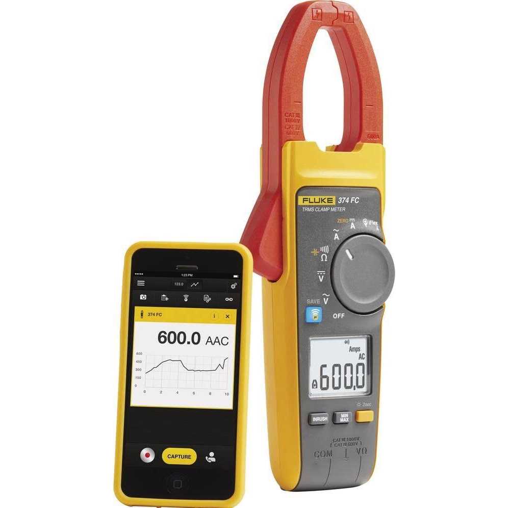 Fluke 374 FC AC/DC Wireless Clamp Meter FLUKE-374 FC - Image 4