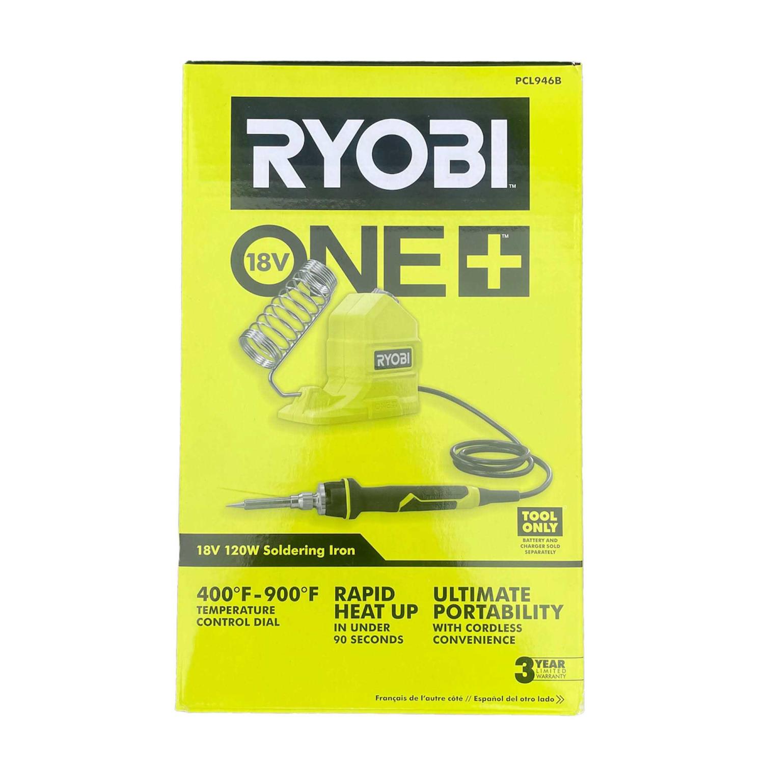 RYOBI ONE+ 18V 120-Watt Cordless Soldering Iron Topper - Hardware&Tools ...