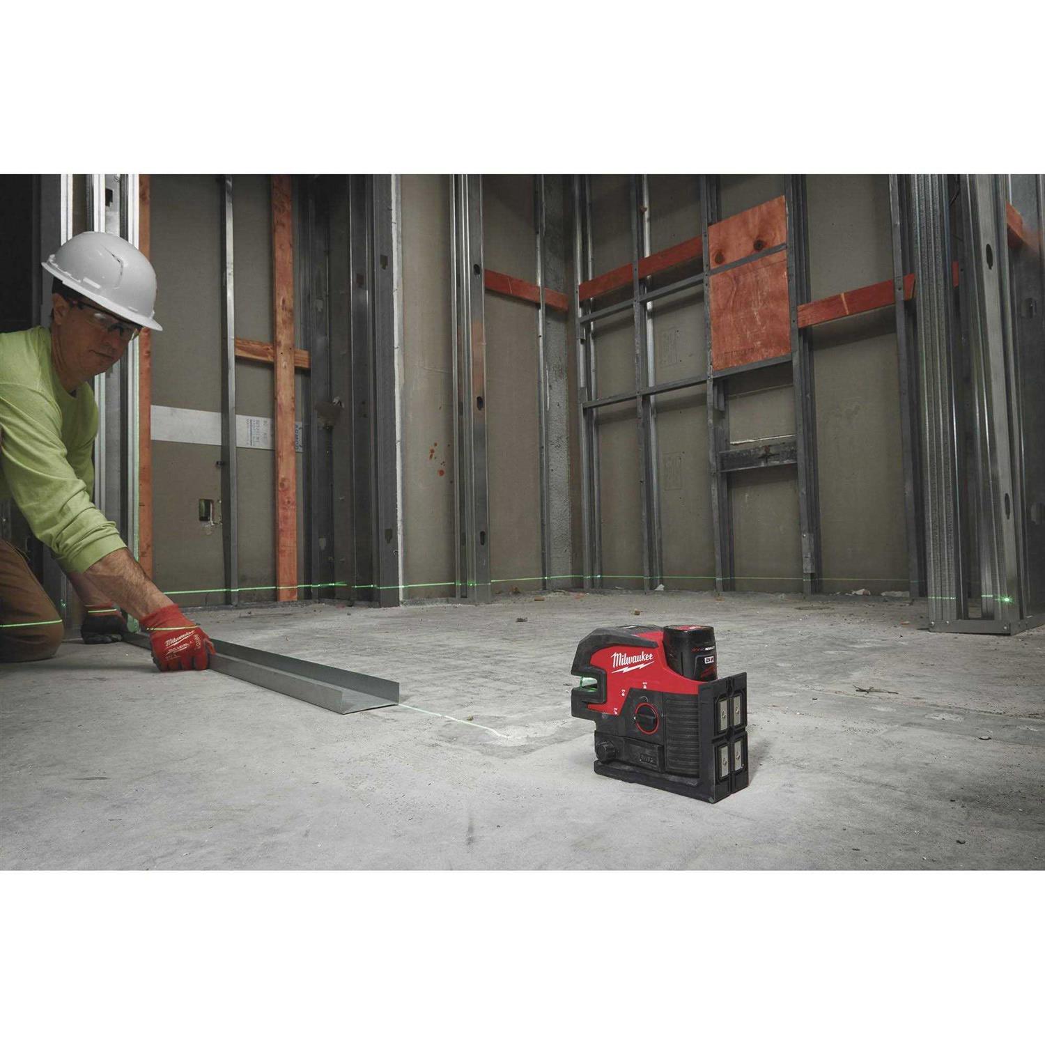 Milwaukee M12 Green Cross Line & 4 Points Laser 3624 - Image 5
