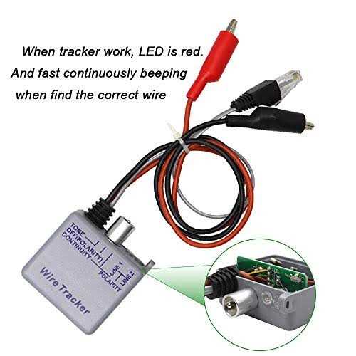 Lunarlipes Tone Generator Kit Wire Tracer Circuit Tester Tone Tracing Probe Kit - Image 5